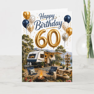 60e verjaardag reizen kaart