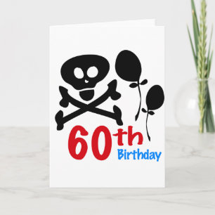 60e verjaardag schedelbeenderen kaart