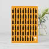 60e verjaardag uitnodigingen - Beer Cheers! (Staand voorkant)