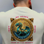 60e verjaardag van de Dragon Cool Gold T-shirt