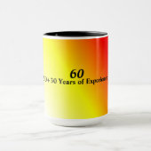 60e verjaardag van de ervaringen mok (Midden)