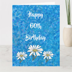 60e verjaardag van de geboorte Daisy Kaart