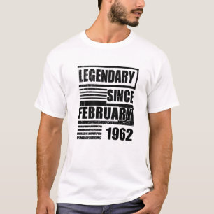 60e verjaardag van de Legenda sinds februari 1962 T-shirt