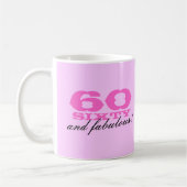 60e verjaardag van de mok van vrouwen | 60 en gewe (Links)