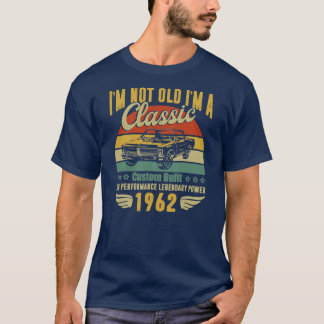 60e verjaardag Vintage voor vader Retro T-shirt