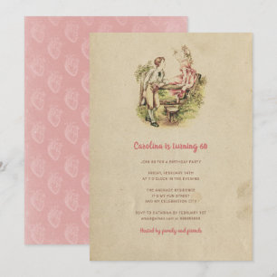 60e verjaardag Vrouwen Eenvoudige Valentijnsdag Kaart