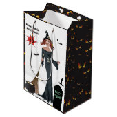 60e verjaardag Weemens nieuwe grappige heks alstub Medium Cadeauzakje (Voorkant Gekanteld)