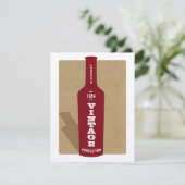  60e verjaardag wijnfeest uitnodiging (Staand voorkant)