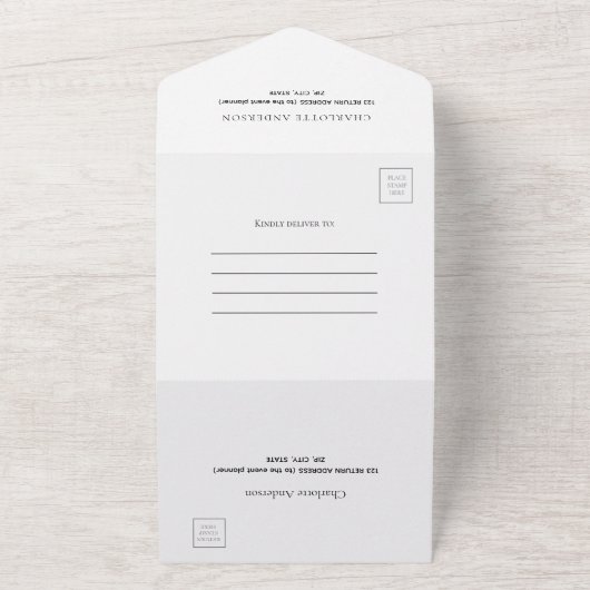 60e verjaardag witgouden sterren partij RSVP All In One Uitnodiging (Buitenkant)