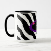 60e verjaardag Zebra afdrukken Mok (Links)