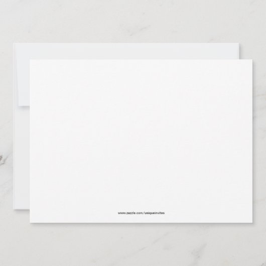 60e verjaardag zwarte en witte uitnodigingen (Achterkant)