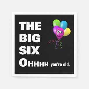 60e verjaardagsfeest krijgt oude Humor Servet