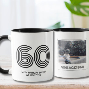 60e verjaardagsfeest voor jaar Mok