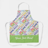 60e verjaardagsfeestje gepersonaliseerde geschenke schort (Voorkant)