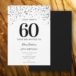 60e verjaardagsfeestje Kijk Wie is 60 Modern Kaart