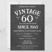  60e verjaardagsuitnodiging - Whiskey Thema f Kaart (Voorkant)