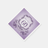 60e verjaardagsviering  Lijst Servetten (Hoek)