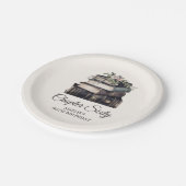 60e | Victoriaans Boek Verjaardag Papieren Bordje (Gekanteld)