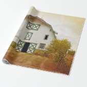 60lb inpakpapier Roll Sunset Barn Country Rusti (Uitgerold)