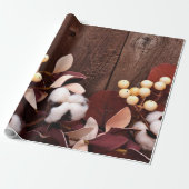 60lb Verpakking Papier Roll Katoenen Tak op Donker (Uitgerold)