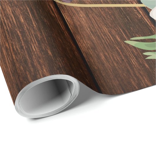 60lb wikkelpapier Roll Geometric Garden Roos Cadeaupapier (Rol Hoek)