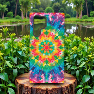 60s 70s Hippy Hippie Tie Dye Patroon Samsung Galaxy Hoesje