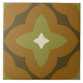 60s 70s retro tegel tegeltje (Voorkant)