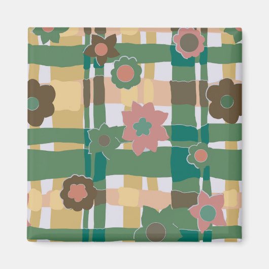 60s 70s Wallpaper Magnet (Devant)