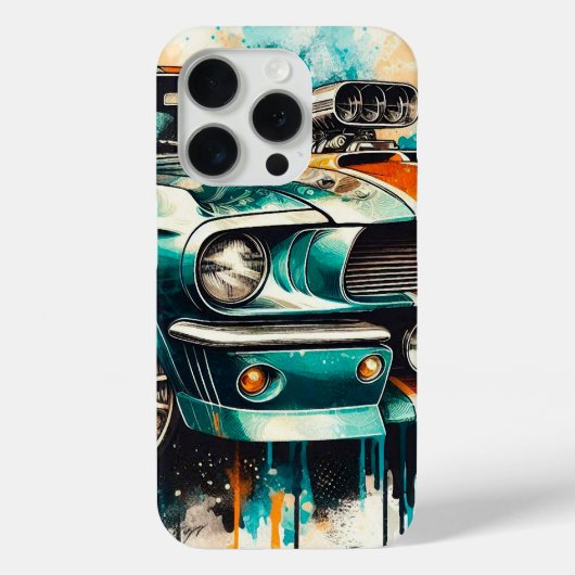 60s auto Case-Mate iPhone case (Achterkant)