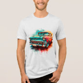 60s auto Tri-Blend shirt (Voorkant)
