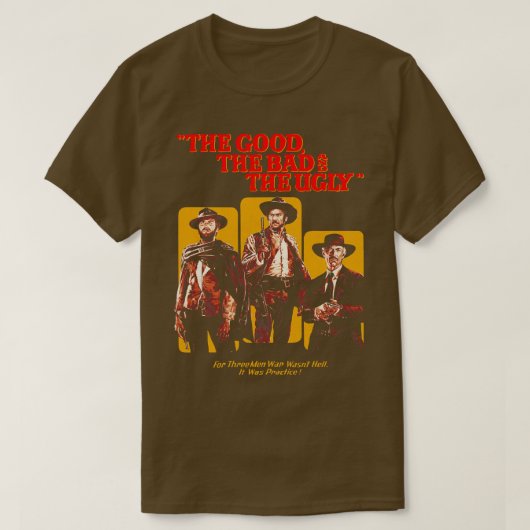 60s Het goede het slechte het lelijke T-shirt (Design voorkant)