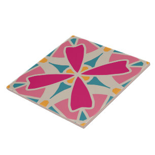 60s les années 70 rétro motif céramique carreaux