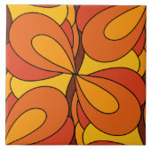 60s les années 70 rétro motif céramique carreaux (Devant)