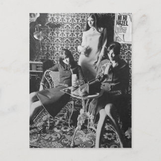 60's Milkshake meiden BRIEFKAART