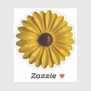 60s MOD Hippie Daisy Bloemen Bloemen Lente Bruilof Sticker