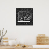  60's Muziek - Poster (Keuken)