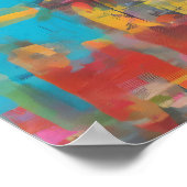 60s ontmoeten Pop Art, Huisdecoratie Poster (Hoek)