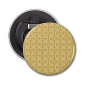 60s Paper Pattern Button Flesopener (Voorkant)