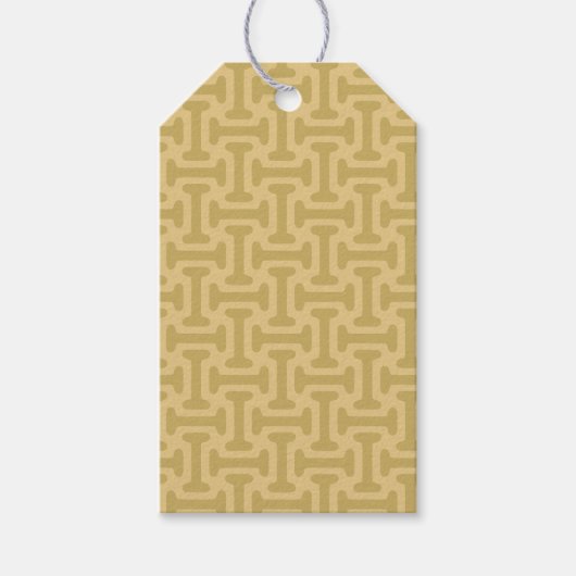 60s Paper Pattern Cadeaulabel (Voorkant)
