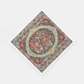 60s  Perzische Turks Bloemendecoupage Servet (Hoek)