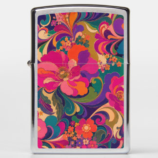 60s Psychedelische Bloemrijke Luxe Juweeltoon