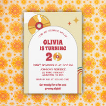 60s Retro 20th 30th Volwassen Groovy Verjaardagsfe