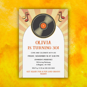 60s Retro Groovy Volwassenen Verjaardagsfeest Elke Kaart