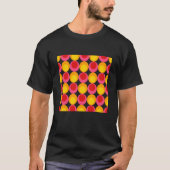 60s Retro Mod Oval Pattern T-shirt (Voorkant)