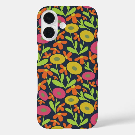 60s Retro Summer Neon Case-Mate iPhone Case (Achterkant)