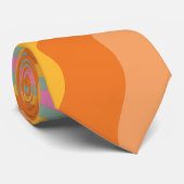 60s Retro Tye Die 70s Hippy Stropdas (Opgerold)