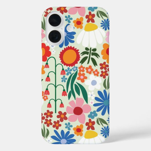 60s Retro Zomer Case-Mate iPhone Case (Achterkant)
