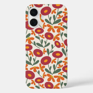 60s Retro Zomer Wit iPhone 16 Hoesje