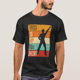 60s Uitrusting voor mannen en 1960s disco kostuum  T-shirt