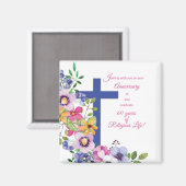 60ste Jubileum, non, Religious Life Cross Magneet (Voorkant / Achterkant)